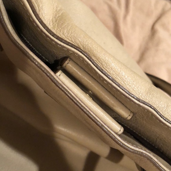 MaxMara large beige soft leather Tote bag - Picture 5 of 16